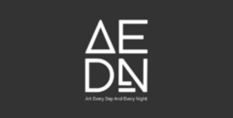 AEDAEN ART EVERY DAY AND EVERY NIGHT Logo (EUIPO, 14.03.2016)