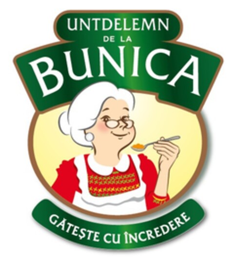 UNTDELEMN DE LA BUNICA GĂTEŞTE CU ÎNCREDERE Logo (EUIPO, 05/19/2017)