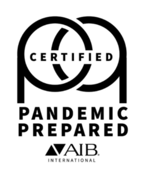 CERTIFIED PANDEMIC PREPARED AIB INTERNATIONAL Logo (EUIPO, 06/24/2020)