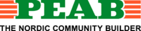 PEAB THE NORDIC COMMUNITY BUILDER Logo (EUIPO, 05.11.2020)