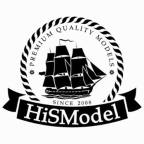 HisModel PREMIUM QUALITY MODELS SINCE 2008 Logo (EUIPO, 10.08.2022)