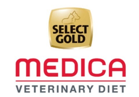 SELECT GOLD MEDICA VETERINARY DIET Logo (EUIPO, 27.06.2023)