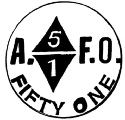 A 5 1 F.O. FIFTY ONE Logo (EUIPO, 11.03.1999)