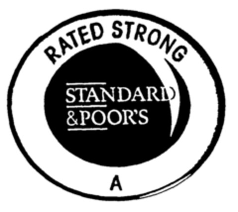 STANDARD & POOR'S RATED STRONG A Logo (EUIPO, 01/26/1999)