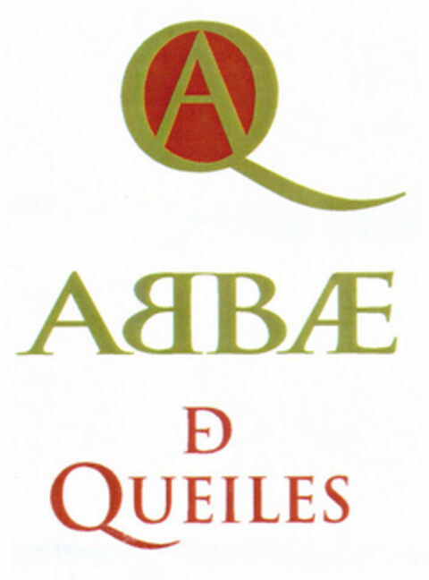 ABBAE DE QUEILES Logo (EUIPO, 17.04.2001)