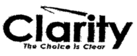 Clarity The Choice is Clear Logo (EUIPO, 06/20/2001)