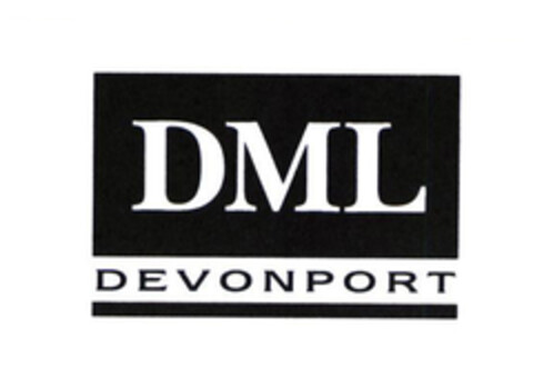DML DEVONPORT Logo (EUIPO, 04.03.2003)
