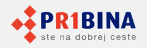 PR1BINA ste na dobrej ceste Logo (EUIPO, 07/09/2010)