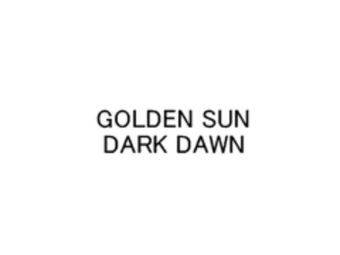 GOLDEN SUN DARK DAWN Logo (EUIPO, 06.12.2010)
