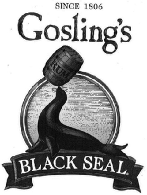 SINCE 1806 GOSLINGS RUM BLACK SEAL Logo (EUIPO, 06/30/2011)