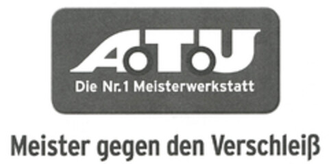 A.T.U Die Nr.1 Meisterwerkstatt
Meister gegen den Verschleiß Logo (EUIPO, 30.03.2012)