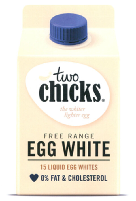 two chicks the whiter lighter egg free range egg white Logo (EUIPO, 08.02.2013)