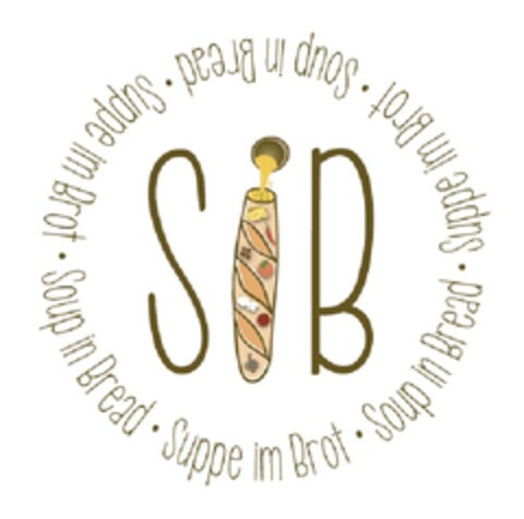 SiB
Suppe im Brot 
Soup in Bread Logo (EUIPO, 02/18/2013)