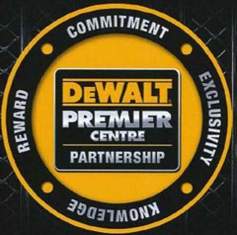 DEWALT PREMIER CENTRE PARTNERSHIP Logo (EUIPO, 04.03.2014)