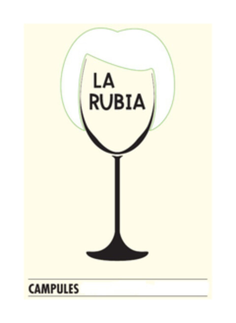 LA RUBIA CAMPULES Logo (EUIPO, 29.01.2015)