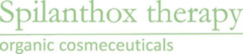 Spilanthox therapy organic cosmeceuticals Logo (EUIPO, 10/02/2017)