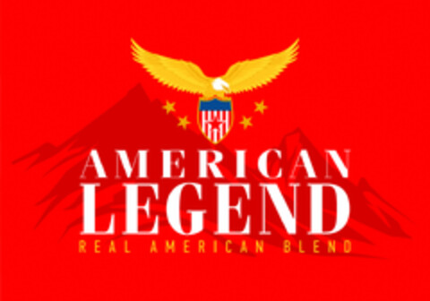 AMERICAN LEGEND REAL AMERICAN BLEND Logo (EUIPO, 17.07.2018)