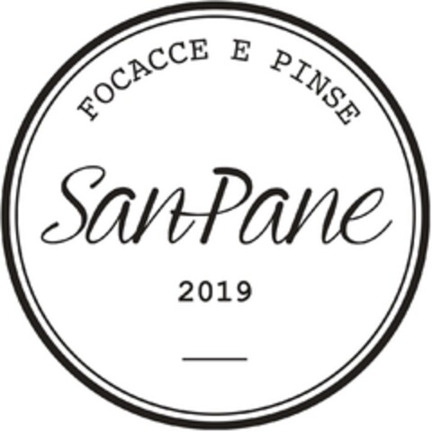SanPane - FOCACCE E PINSE 2019 Logo (EUIPO, 14.07.2020)