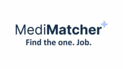 MediMatcher Find the one. Job. Logo (EUIPO, 28.01.2022)