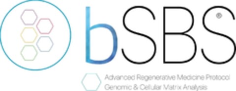 bSBS Advanced Regenerative Medicine Protocol Genomic & Cellular Matrix Analysis Logo (EUIPO, 14.04.2023)