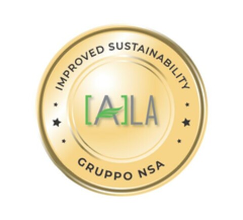 IMPROVED SUSTAINABILITY ALA GRUPPO NSA Logo (EUIPO, 03.03.2024)