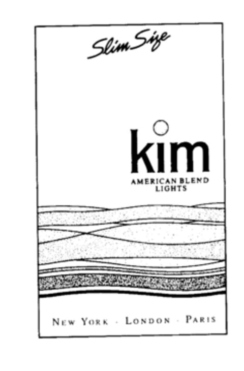 Slim Size kim AMERICAN BLEND LIGHTS Logo (EUIPO, 01.04.1996)