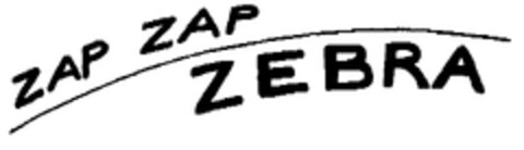 ZAP ZAP ZEBRA Logo (EUIPO, 23.07.1998)