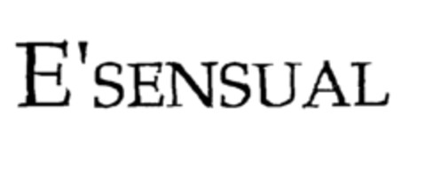 E'SENSUAL Logo (EUIPO, 05.07.2000)