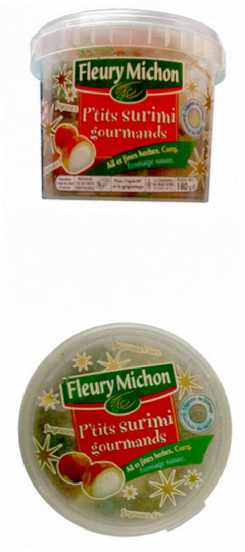 Fleury Michon P'tits surimi gourmands Logo (EUIPO, 06/20/2002)