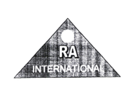 RA INTERNATIONAL Logo (EUIPO, 31.01.2003)