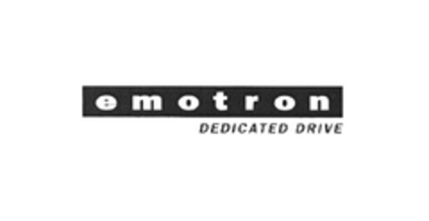 emotron DEDICATED DRIVE Logo (EUIPO, 10/30/2003)