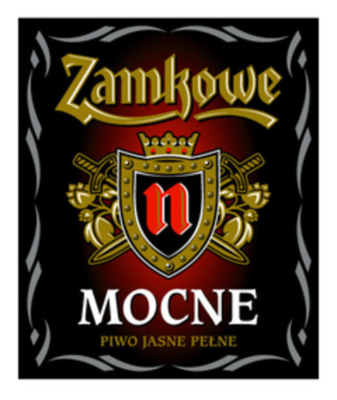 Zamkowe n MOCNE PIWO JASNE PEŁNE Logo (EUIPO, 31.07.2004)