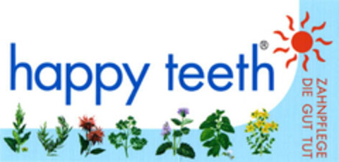 happy teeth ZAHNPFLEGE DIE GUT TUT Logo (EUIPO, 26.04.2005)