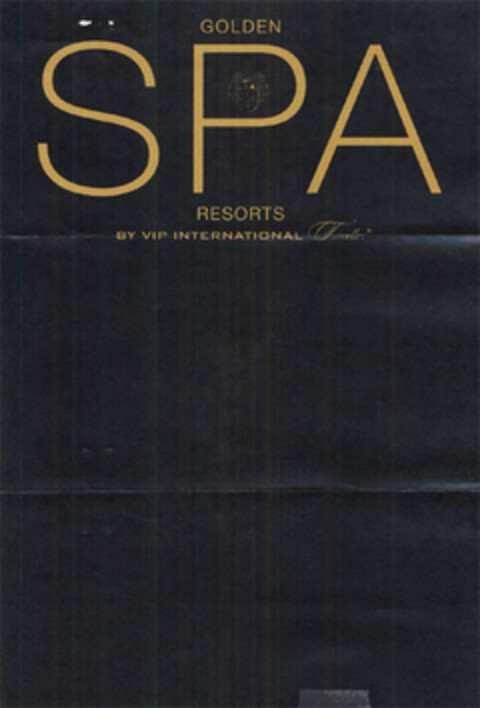 GOLDEN SPA RESORTS BY VIP INTERNATIONAL Logo (EUIPO, 19.03.2007)