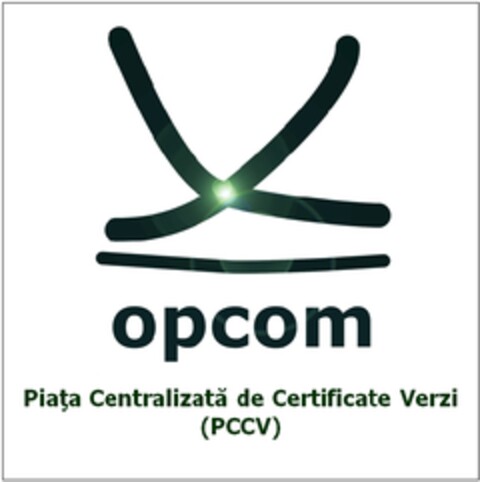 OPCOM Piata Centralizata de Certificate Verzi(PCCV) Logo (EUIPO, 09/10/2009)