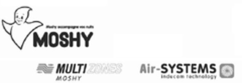 MOSHY Moshy accompagne vos nuits MULTIZONES MOSHY   Air-SYSTEMS inducam technology Logo (EUIPO, 03.12.2009)