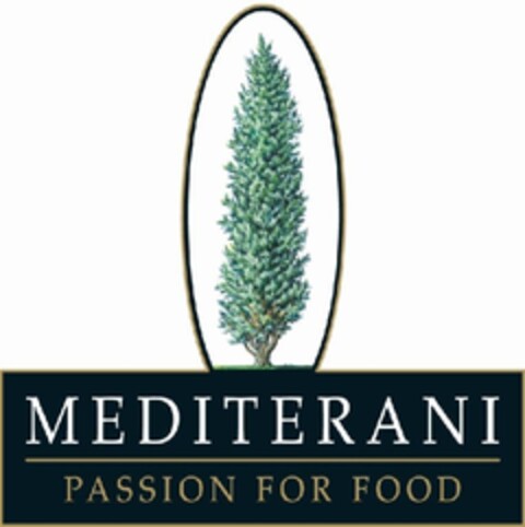 Mediterani passion for food Logo (EUIPO, 05/08/2012)