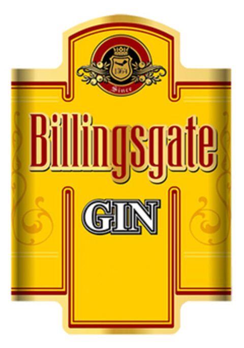 Billingsgate GIN Logo (EUIPO, 03/17/2015)