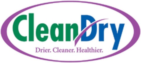 CleanDry Drier. Cleaner. Healthier. Logo (EUIPO, 10/13/2015)