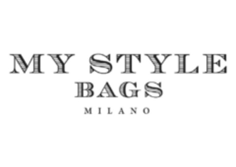 MY STYLE BAGS MILANO Logo (EUIPO, 03/05/2018)