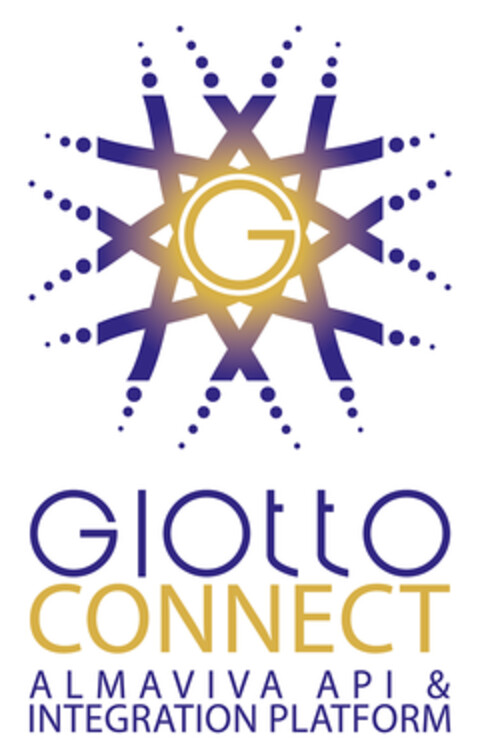 GIOTTO CONNECT ALMAVIVA API & INTEGRATION PLATFORM Logo (EUIPO, 13.08.2019)