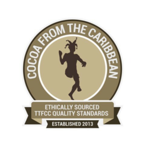 COCOA FROM THE CARIBBEAN ETHICALLY SOURCED TTFCC QUALITY STANDARDS ESTABLISHED 2013 Logo (EUIPO, 12/30/2019)