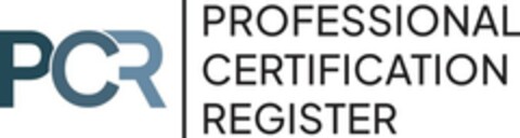 PCR PROFESSIONAL CERTIFICATION REGISTER Logo (EUIPO, 06/28/2022)