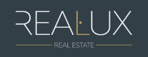 REALUX REAL ESTATE Logo (EUIPO, 01/26/2023)