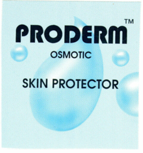 PRODERM OSMOTIC SKIN PROTECTOR Logo (EUIPO, 01.04.1996)