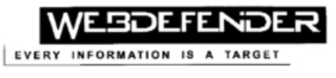 WEBDEFENDER EVERY INFORMATION IS A TARGET Logo (EUIPO, 05/18/2000)