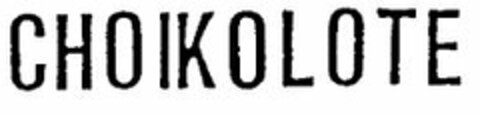 CHOIKOLOTE Logo (EUIPO, 29.11.2000)