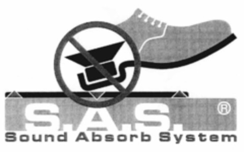 S.A.S. Sound Absorb System Logo (EUIPO, 03.01.2002)