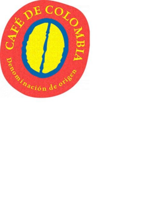 CAFÉ DE COLOMBIA Denominación de origen Logo (EUIPO, 04/22/2005)