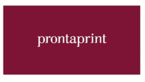 prontaprint Logo (EUIPO, 10.11.2005)
